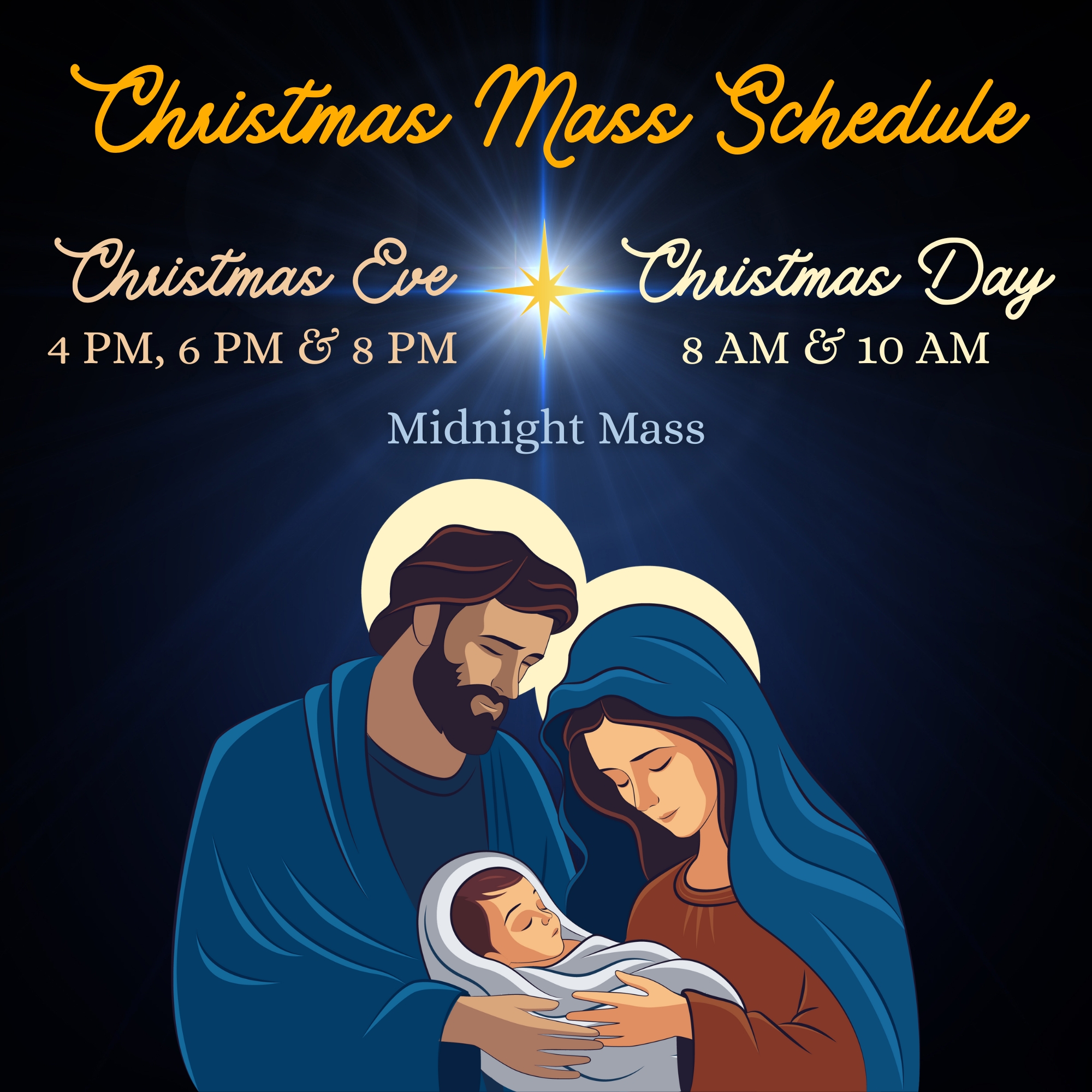 Christmas Mass Schedule